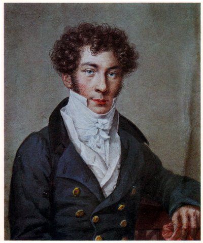 Portrait du poète russe Konstantin Batyushkov, 1815 - Nikolai Utkin